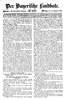 Der Bayerische Landbote Montag 13. Dezember 1858