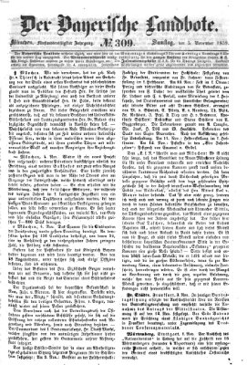 Der Bayerische Landbote Samstag 5. November 1859