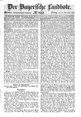 Der Bayerische Landbote Freitag 18. November 1859