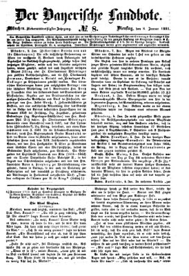 Der Bayerische Landbote Dienstag 8. Januar 1861