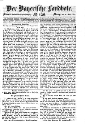 Der Bayerische Landbote Montag 6. Mai 1861