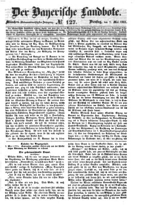 Der Bayerische Landbote Dienstag 7. Mai 1861