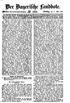 Der Bayerische Landbote Samstag 11. Mai 1861