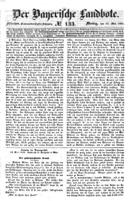 Der Bayerische Landbote Montag 13. Mai 1861