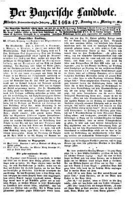 Der Bayerische Landbote Sonntag 26. Mai 1861