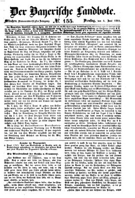 Der Bayerische Landbote Dienstag 4. Juni 1861