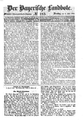 Der Bayerische Landbote Dienstag 2. Juli 1861