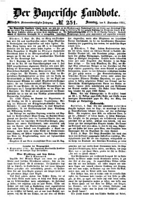 Der Bayerische Landbote Sonntag 8. September 1861