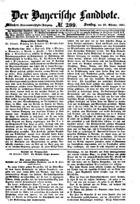 Der Bayerische Landbote Samstag 26. Oktober 1861