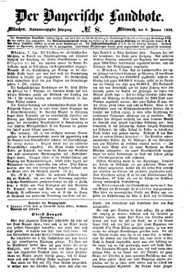 Der Bayerische Landbote Mittwoch 8. Januar 1862