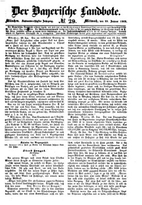 Der Bayerische Landbote Mittwoch 29. Januar 1862