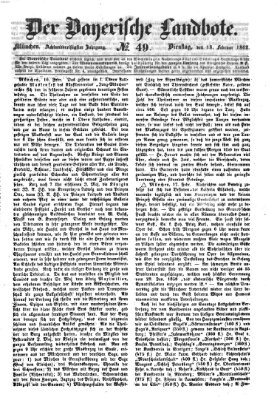 Der Bayerische Landbote Dienstag 18. Februar 1862