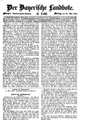 Der Bayerische Landbote Montag 26. Mai 1862