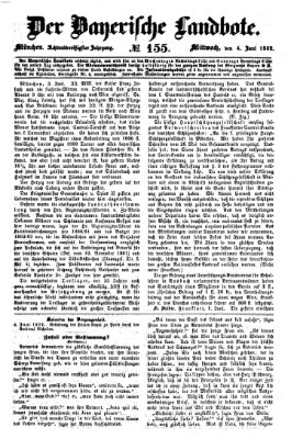 Der Bayerische Landbote Mittwoch 4. Juni 1862