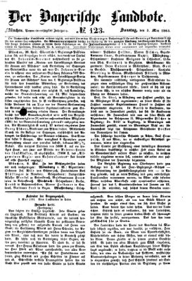 Der Bayerische Landbote Sonntag 3. Mai 1863