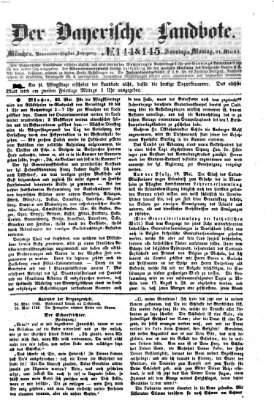 Der Bayerische Landbote Sonntag 24. Mai 1863