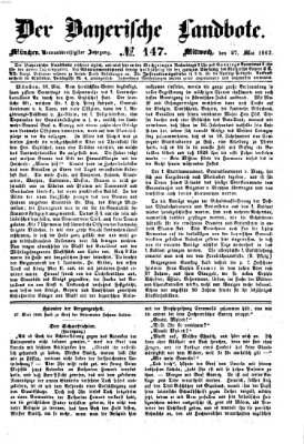 Der Bayerische Landbote Mittwoch 27. Mai 1863