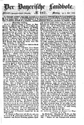Der Bayerische Landbote Montag 6. Juli 1863