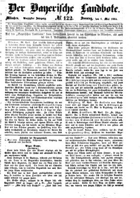 Der Bayerische Landbote Sonntag 1. Mai 1864