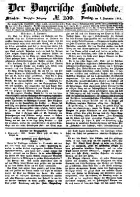Der Bayerische Landbote Dienstag 6. September 1864
