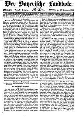 Der Bayerische Landbote Dienstag 27. September 1864
