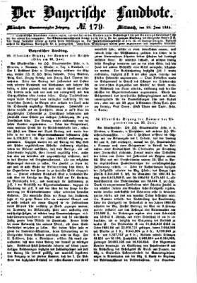 Der Bayerische Landbote Mittwoch 28. Juni 1865