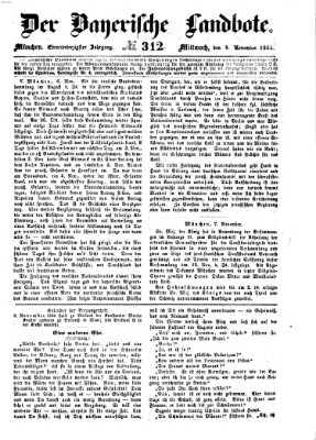 Der Bayerische Landbote Mittwoch 8. November 1865