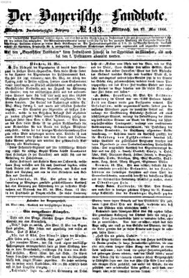 Der Bayerische Landbote Mittwoch 23. Mai 1866