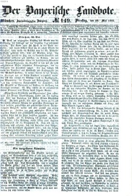 Der Bayerische Landbote Dienstag 29. Mai 1866