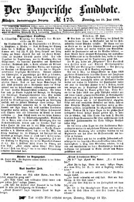 Der Bayerische Landbote Sonntag 24. Juni 1866