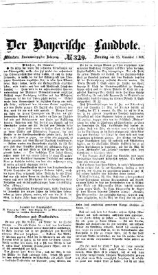 Der Bayerische Landbote Sonntag 25. November 1866