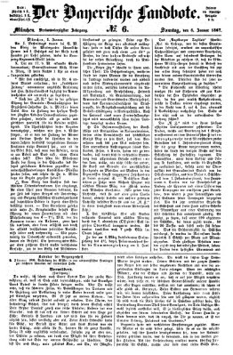 Der Bayerische Landbote Sonntag 6. Januar 1867