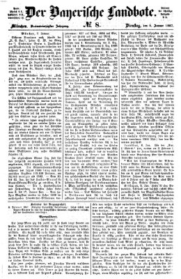 Der Bayerische Landbote Dienstag 8. Januar 1867