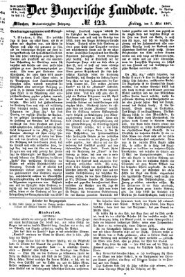 Der Bayerische Landbote Freitag 3. Mai 1867