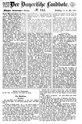 Der Bayerische Landbote Samstag 25. Mai 1867