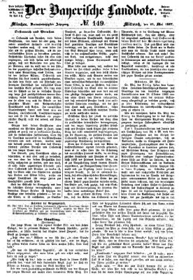 Der Bayerische Landbote Mittwoch 29. Mai 1867