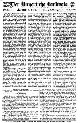 Der Bayerische Landbote Montag 10. Juni 1867