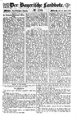 Der Bayerische Landbote Mittwoch 19. Juni 1867