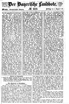 Der Bayerische Landbote Freitag 2. August 1867