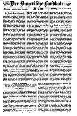 Der Bayerische Landbote Samstag 7. September 1867