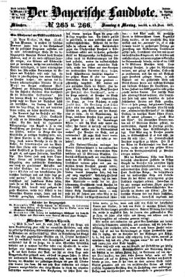 Der Bayerische Landbote Sonntag 22. September 1867