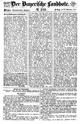 Der Bayerische Landbote Freitag 27. September 1867