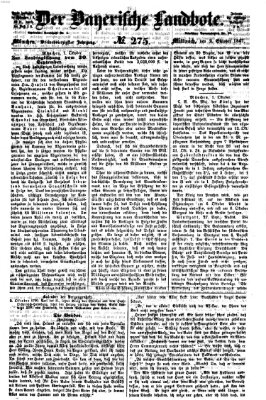 Der Bayerische Landbote Mittwoch 2. Oktober 1867