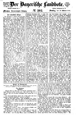 Der Bayerische Landbote Samstag 19. Oktober 1867