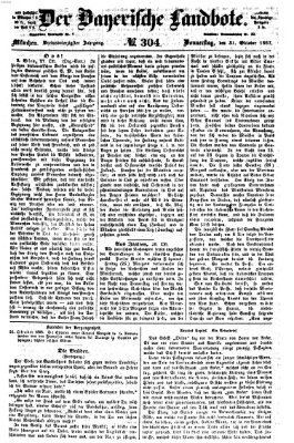 Der Bayerische Landbote Donnerstag 31. Oktober 1867