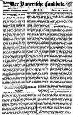 Der Bayerische Landbote Freitag 8. November 1867