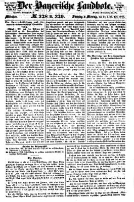 Der Bayerische Landbote Sonntag 24. November 1867