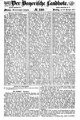 Der Bayerische Landbote Dienstag 26. November 1867