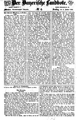 Der Bayerische Landbote Samstag 4. Januar 1868