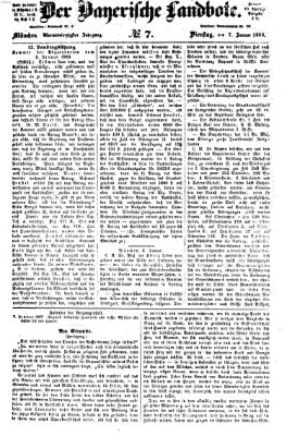 Der Bayerische Landbote Dienstag 7. Januar 1868